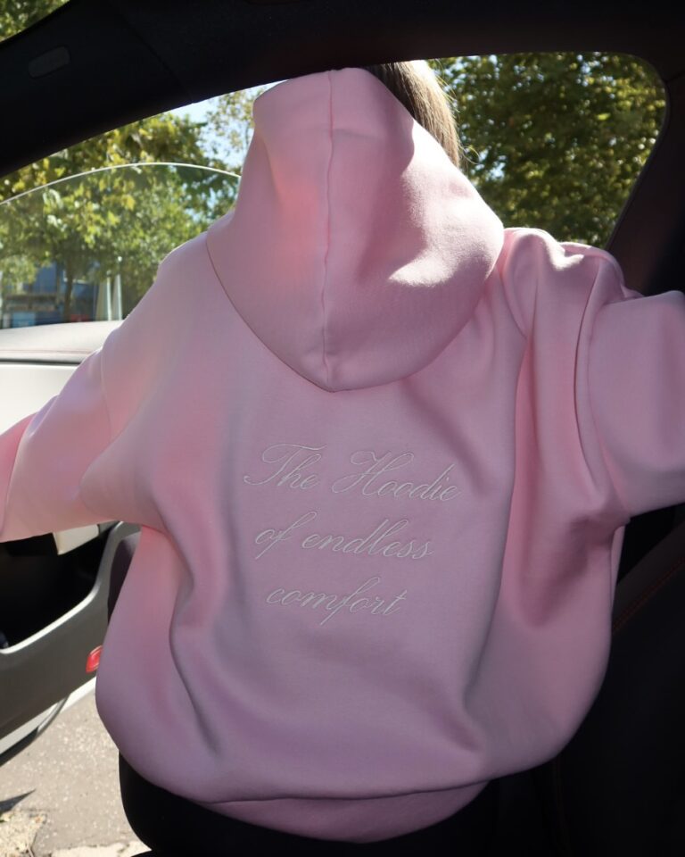 Mikina "The Hoodie Endless Comfort" PINK