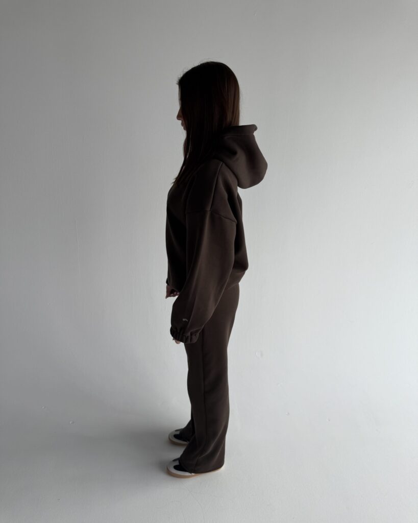 Hoodie ALLYSE DEEP COCOA