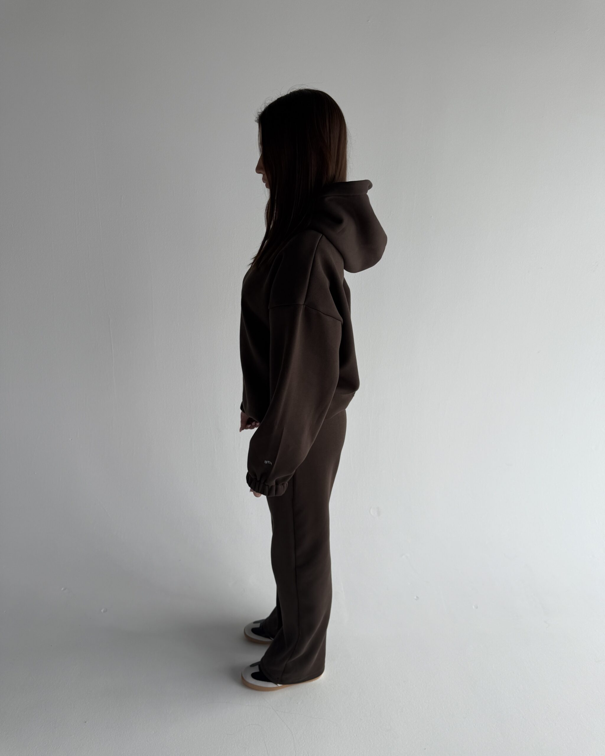 Hoodie ALLYSE DEEP COCOA