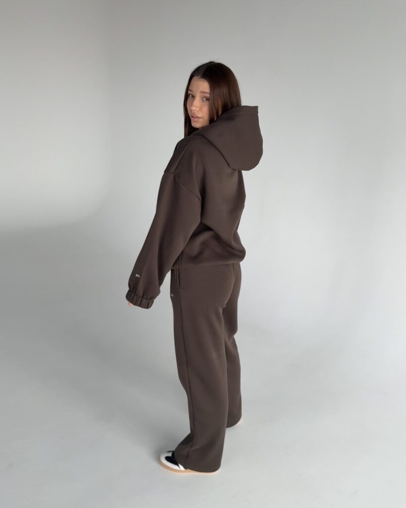 Hoodie ALLYSE DEEP COCOA