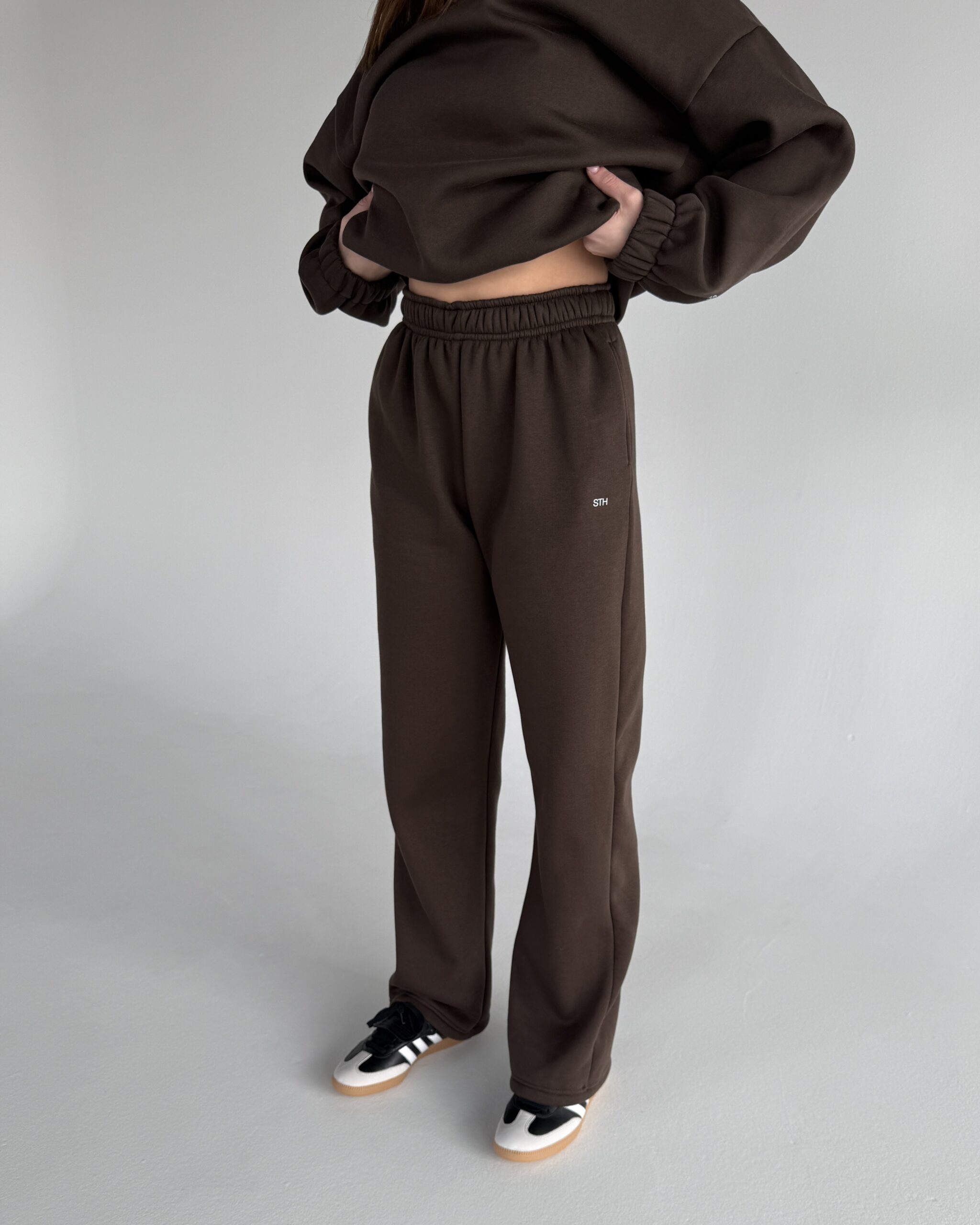 Tepláky DEEP COCOA Straight