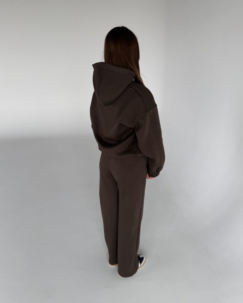 Hoodie ALLYSE DEEP COCOA
