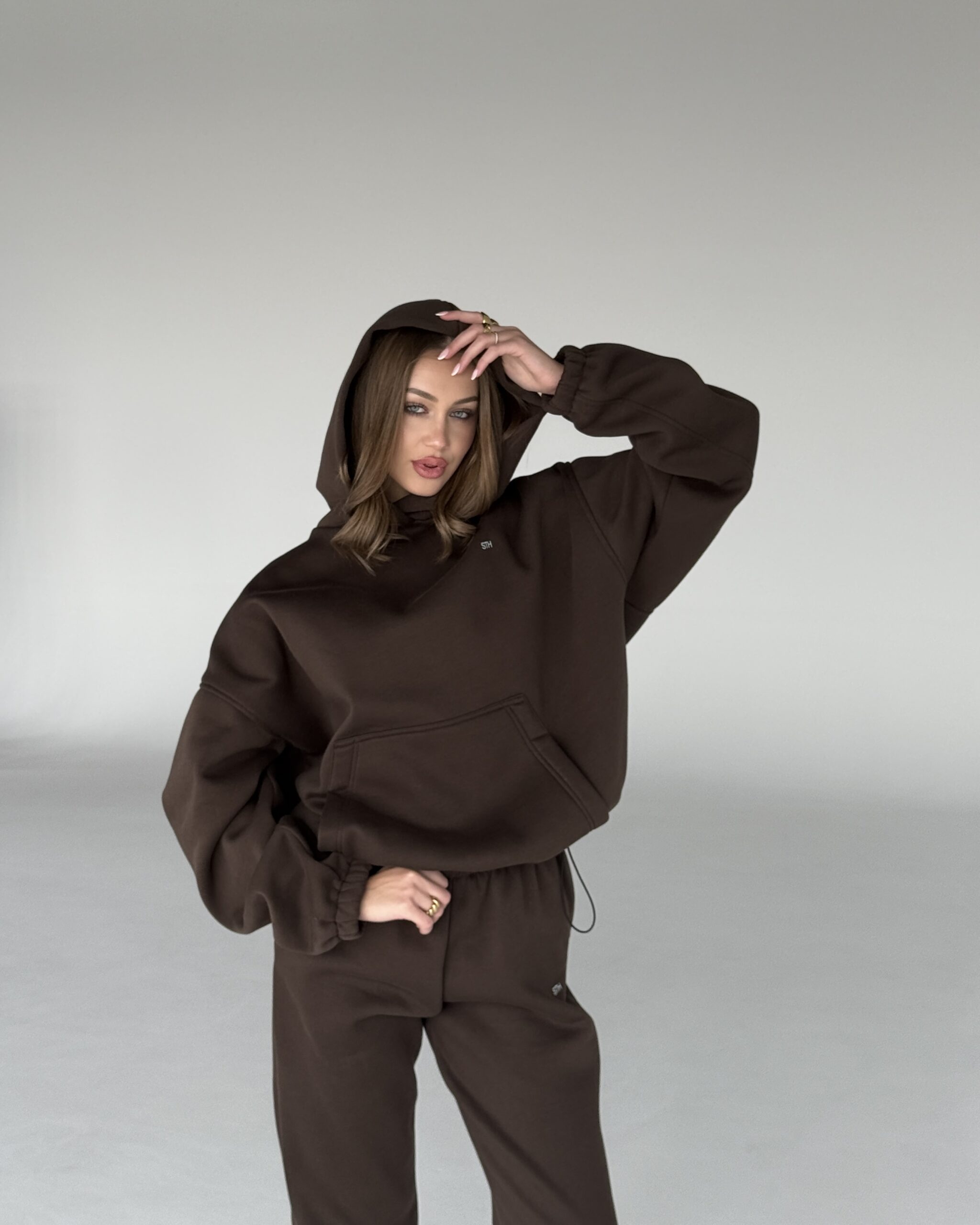 Maxi Hoodie DEEP COCOA