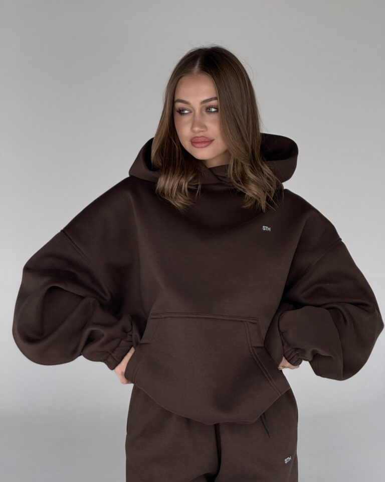 Maxi Hoodie DEEP COCOA
