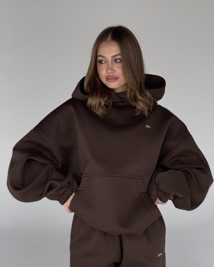 Maxi Hoodie DEEP COCOA