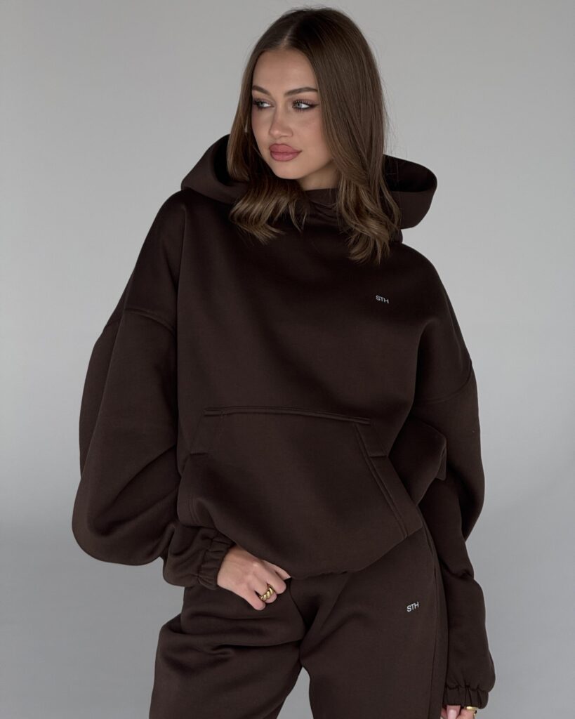 Maxi Hoodie DEEP COCOA