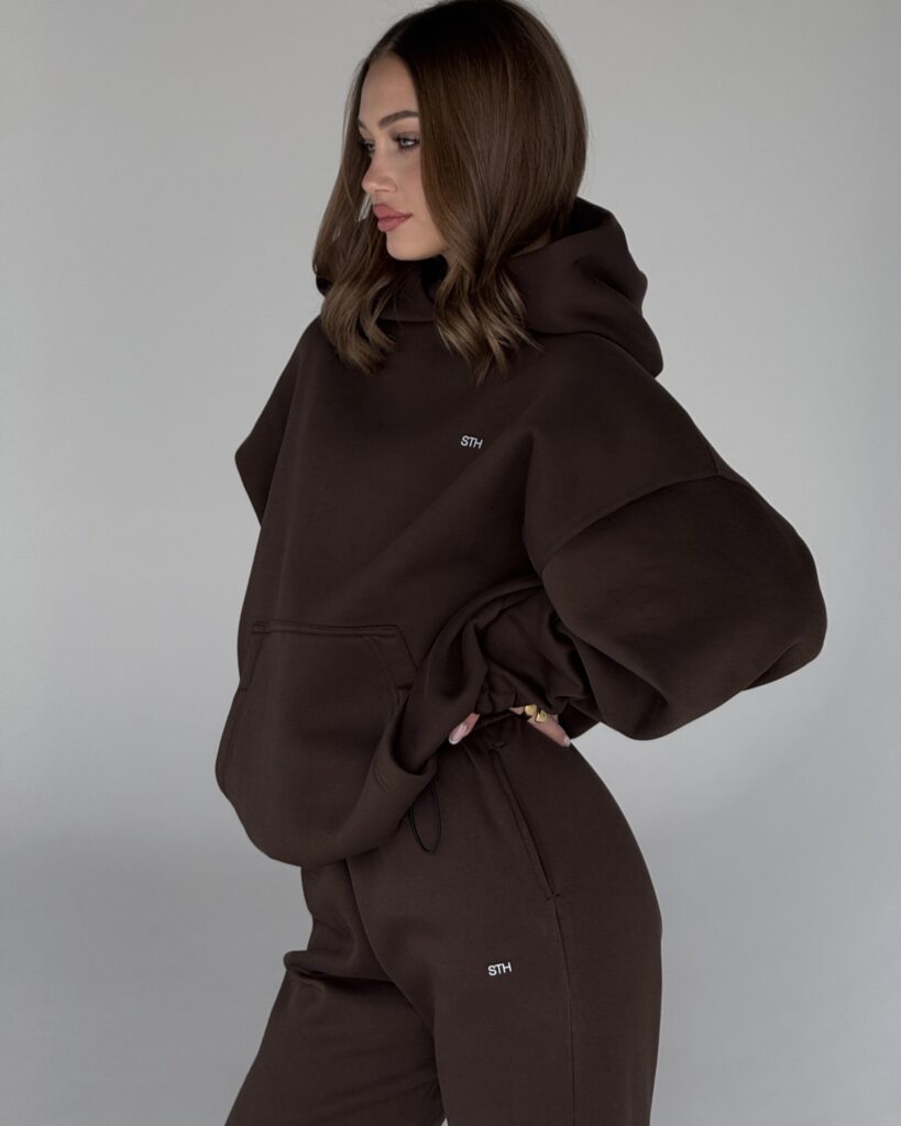 Maxi Hoodie DEEP COCOA