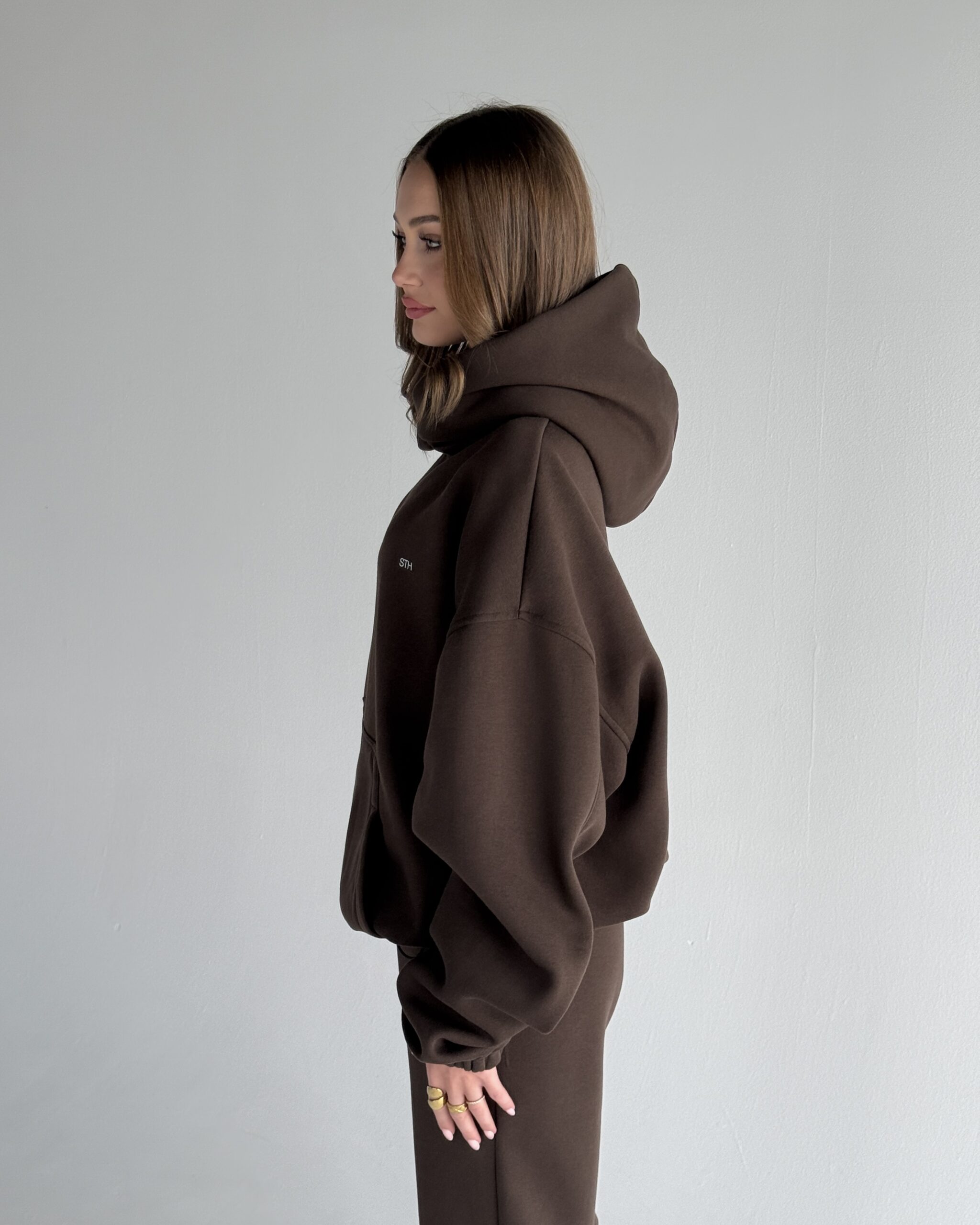 Maxi Hoodie DEEP COCOA