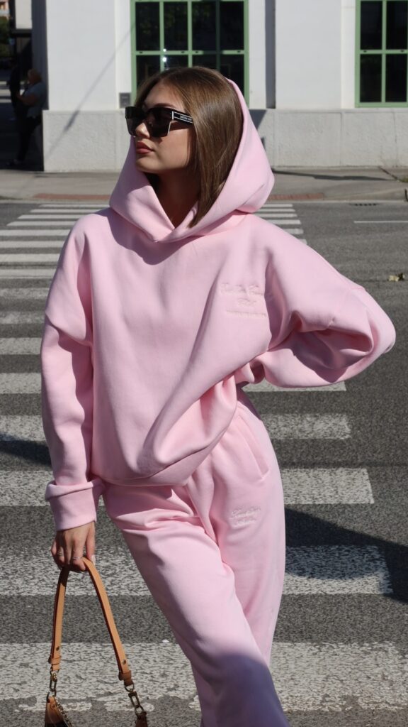 Mikina "The Hoodie Endless Comfort" PINK