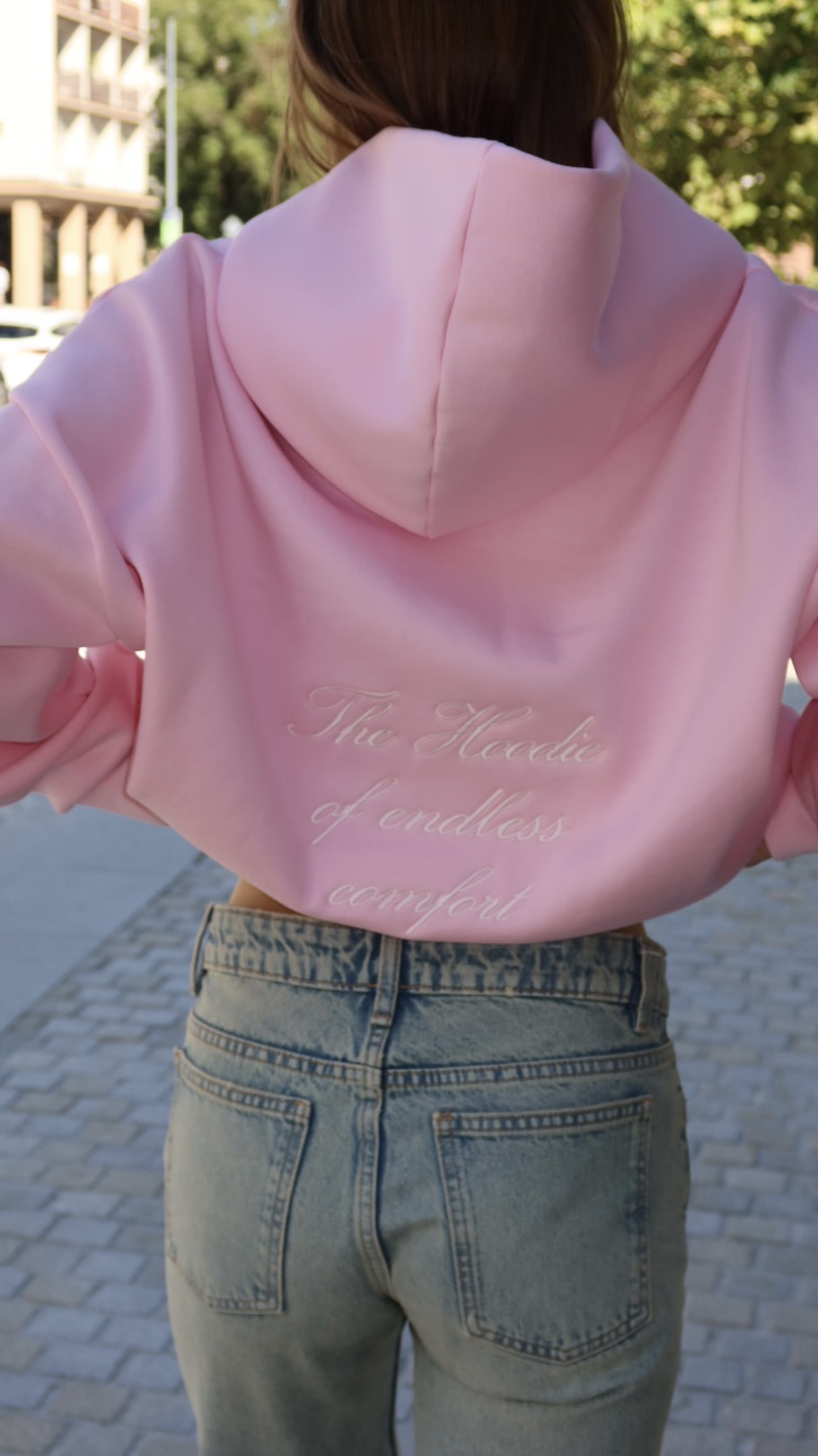Mikina "The Hoodie Endless Comfort" PINK