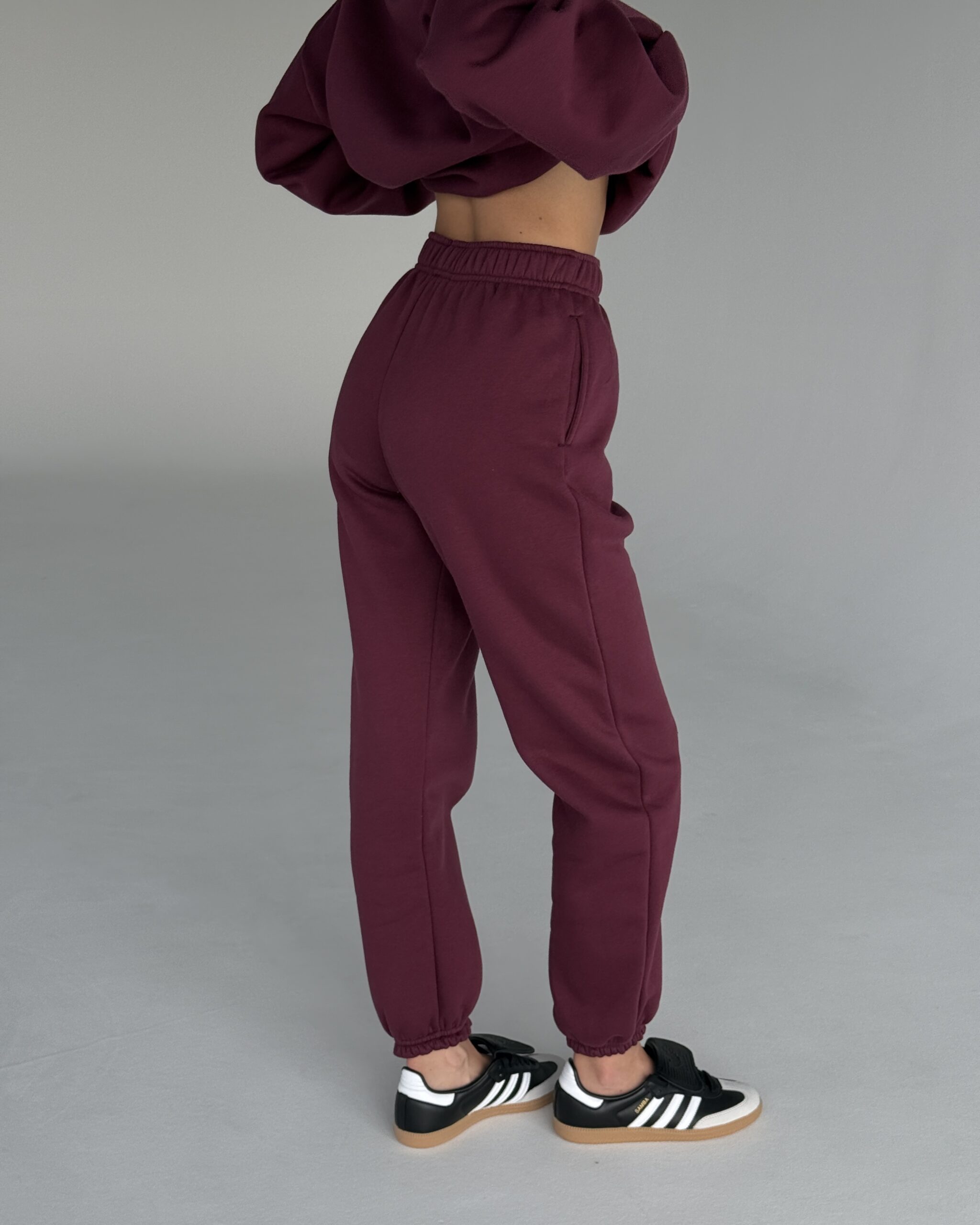 Tepláky BURGUNDY Classic