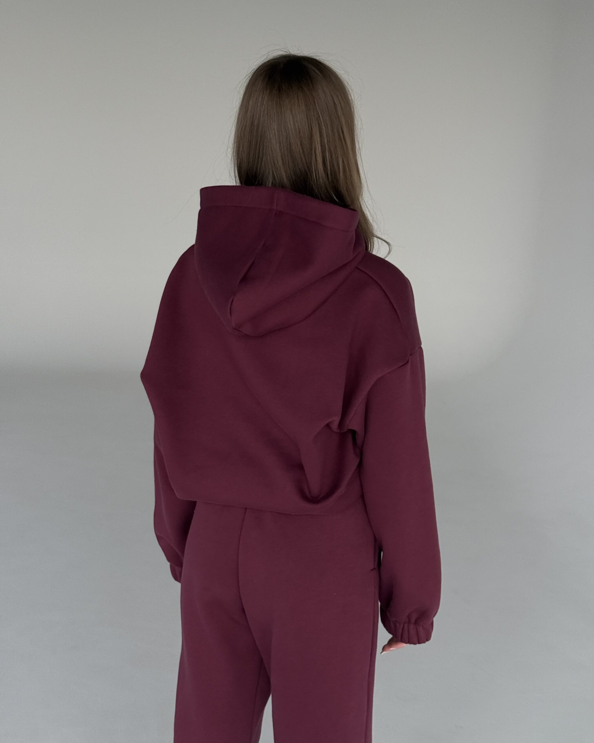 Hoodie ALLYSE BURGUNDY