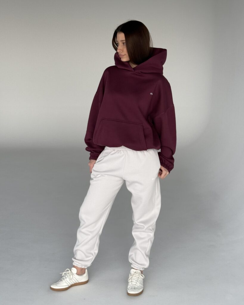 Maxi Hoodie BURGUNDY