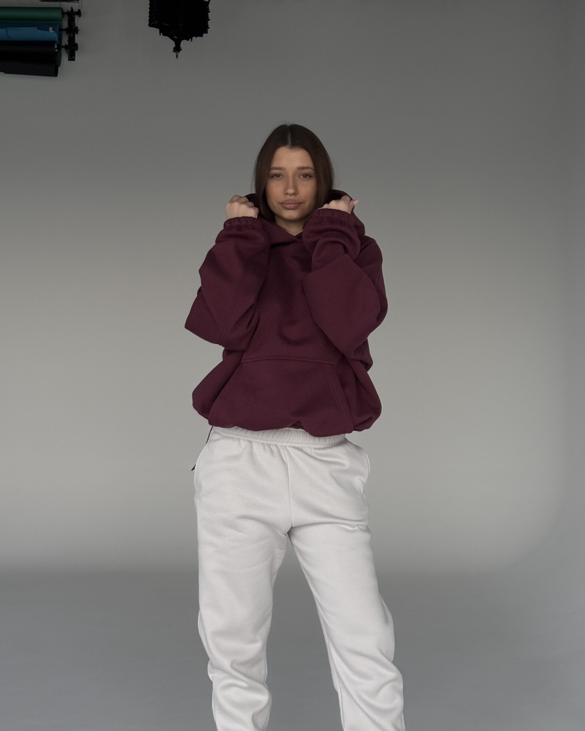 Maxi Hoodie BURGUNDY