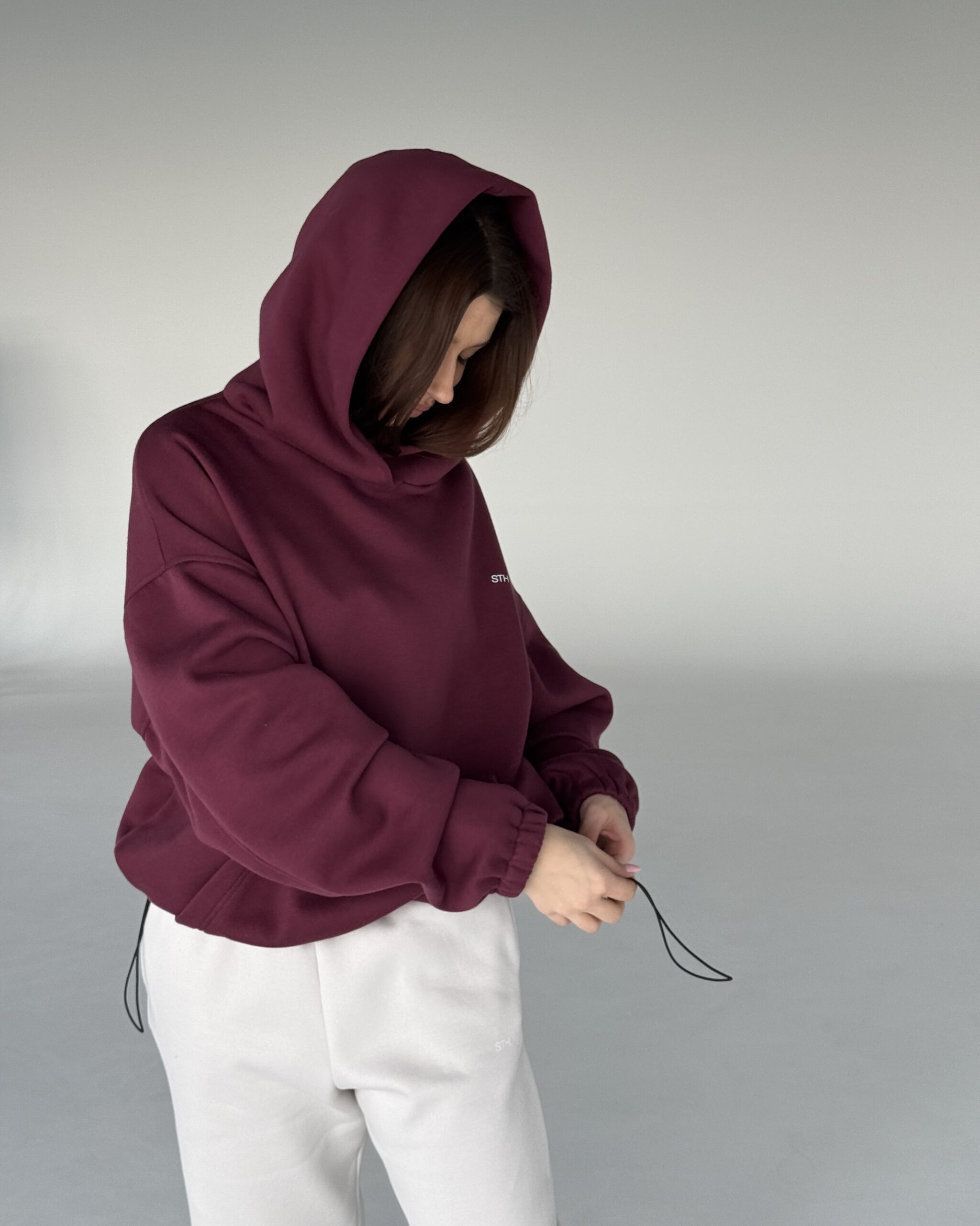 Maxi Hoodie BURGUNDY