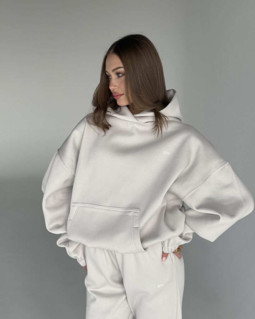 Maxi Hoodie WHITE SAND