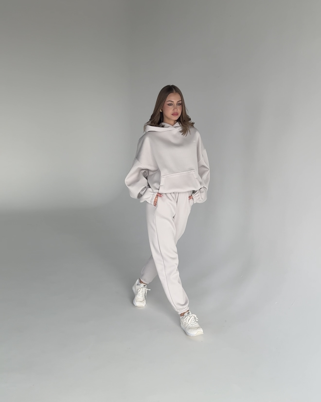 Maxi Hoodie WHITE SAND