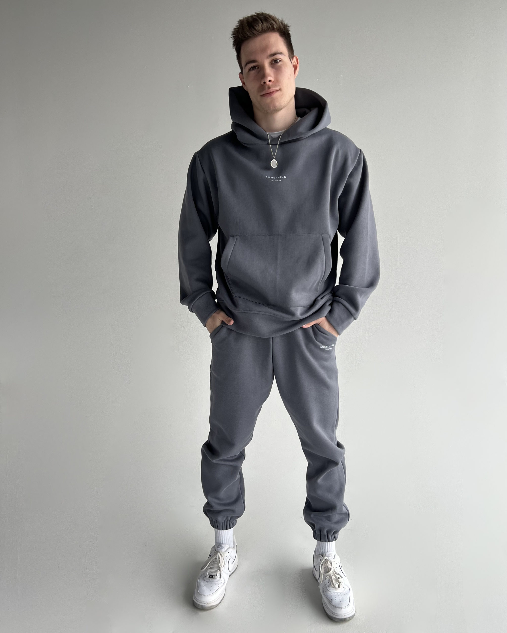 Tepláková súprava YVES pánska - dark grey