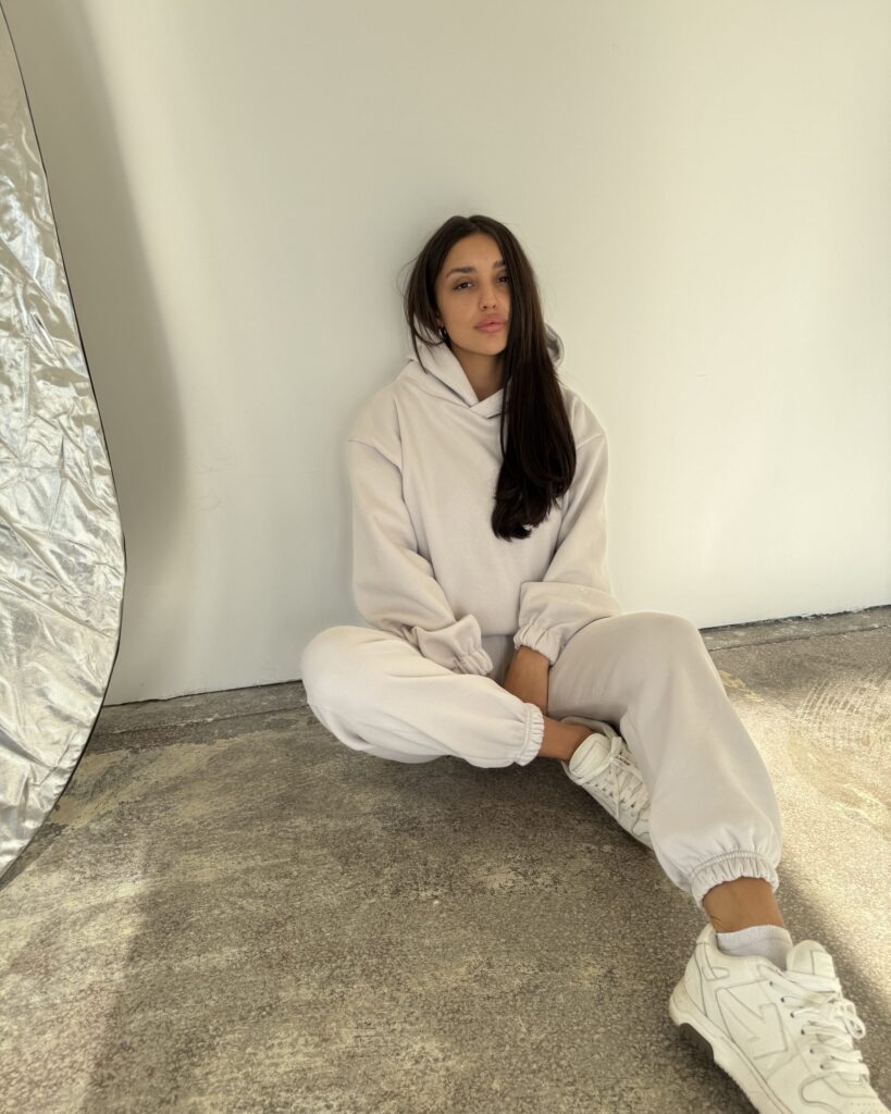 Hoodie ALLYSE WHITE SAND