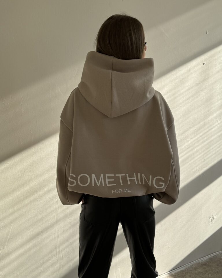 Hoodie STH FOR ME CAPPUCCINO