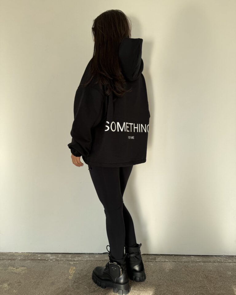 Hoodie STH FOR ME BLACK