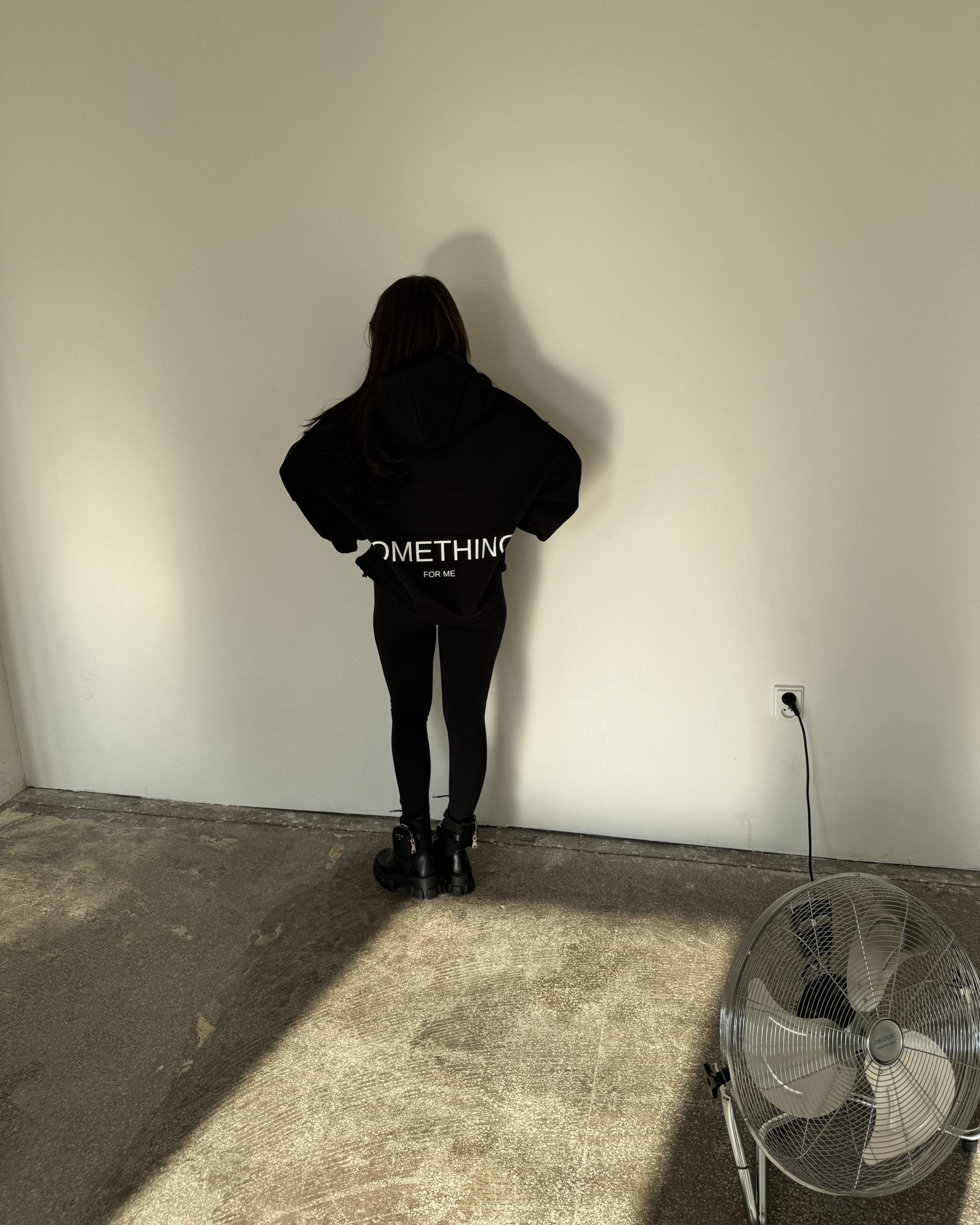 Hoodie STH FOR ME BLACK