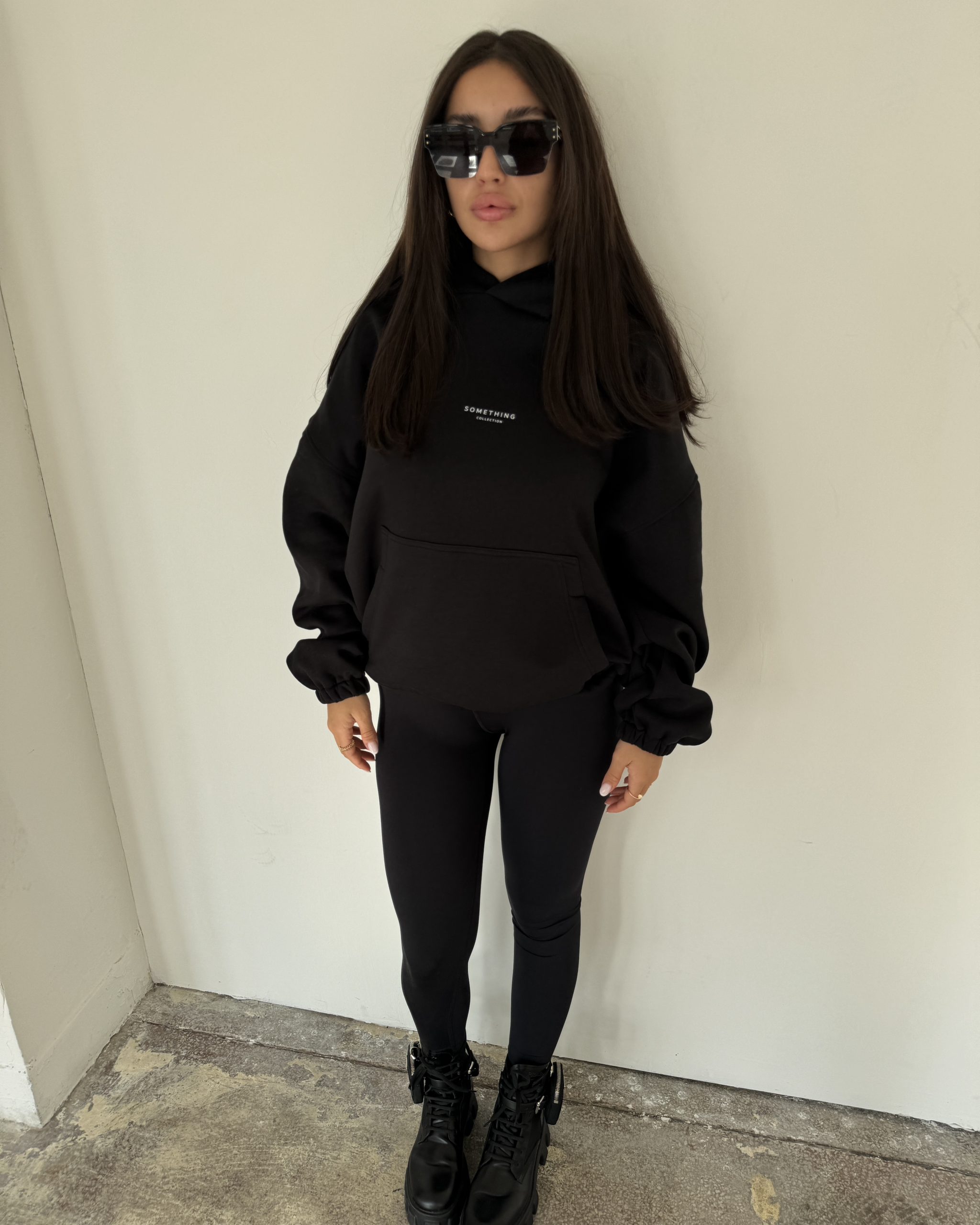 Hoodie STH FOR ME BLACK