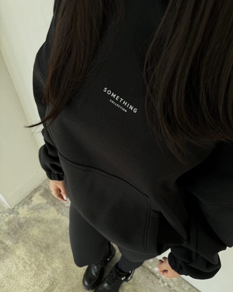 Hoodie STH FOR ME BLACK