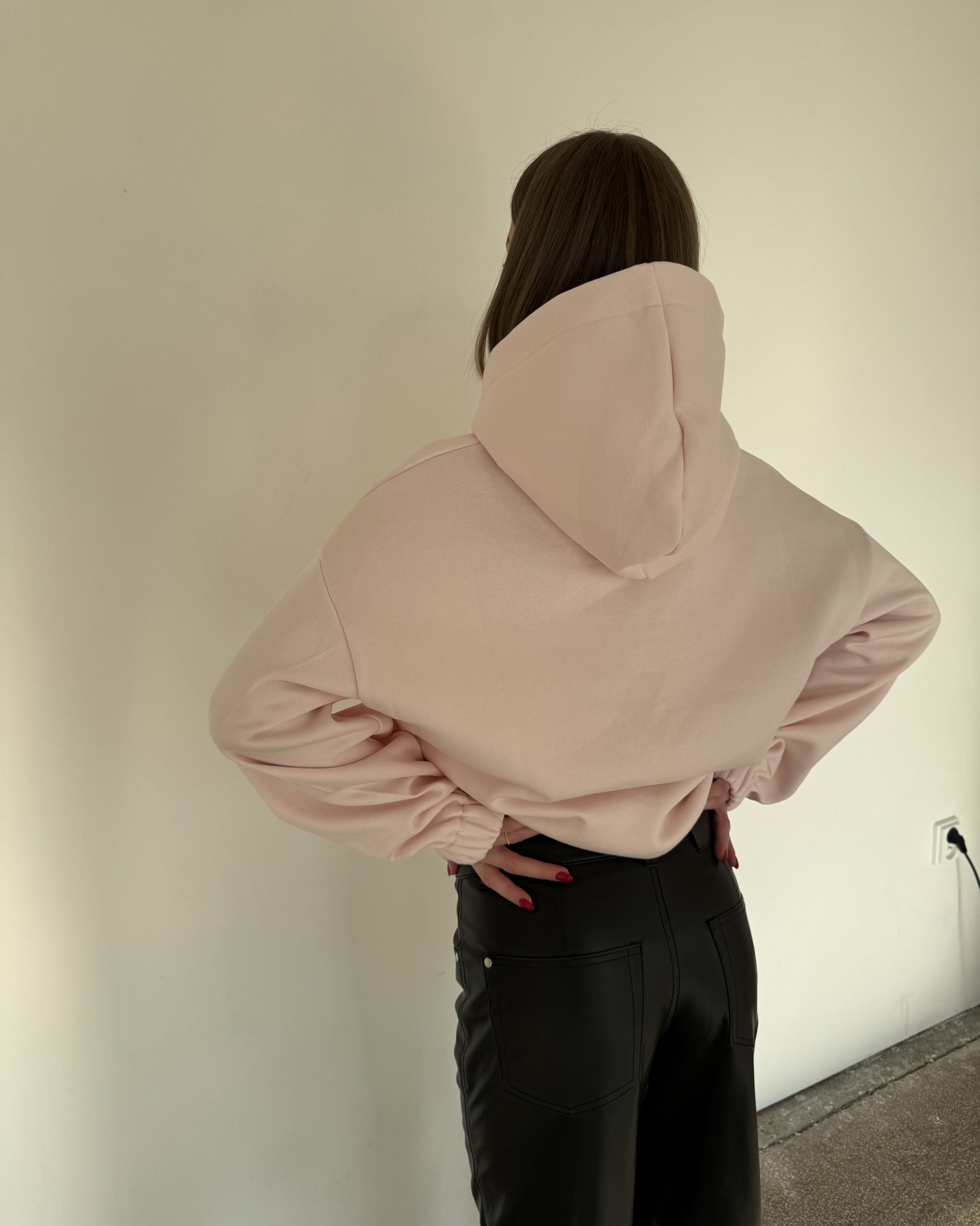 Hoodie ALLYSE BABY PINK