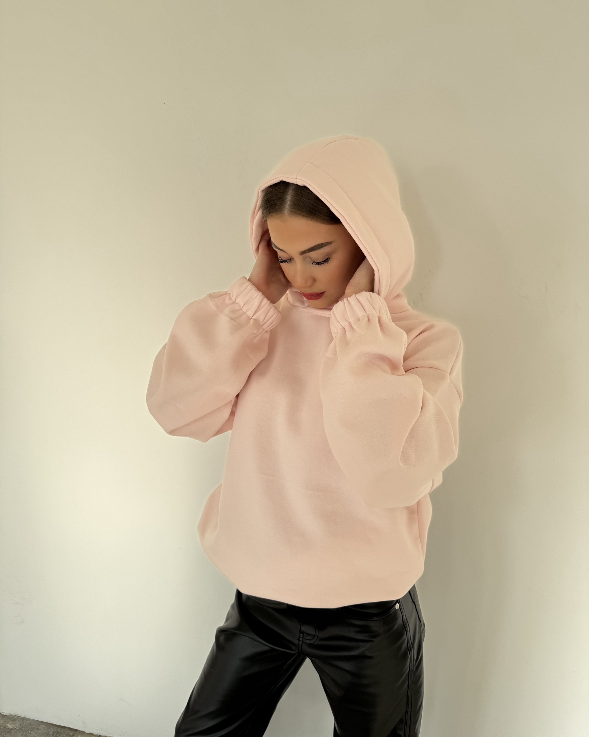 Hoodie ALLYSE BABY PINK