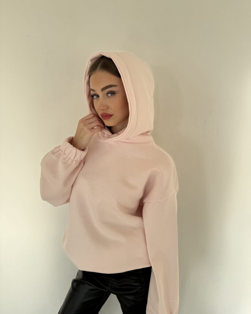 Hoodie ALLYSE BABY PINK