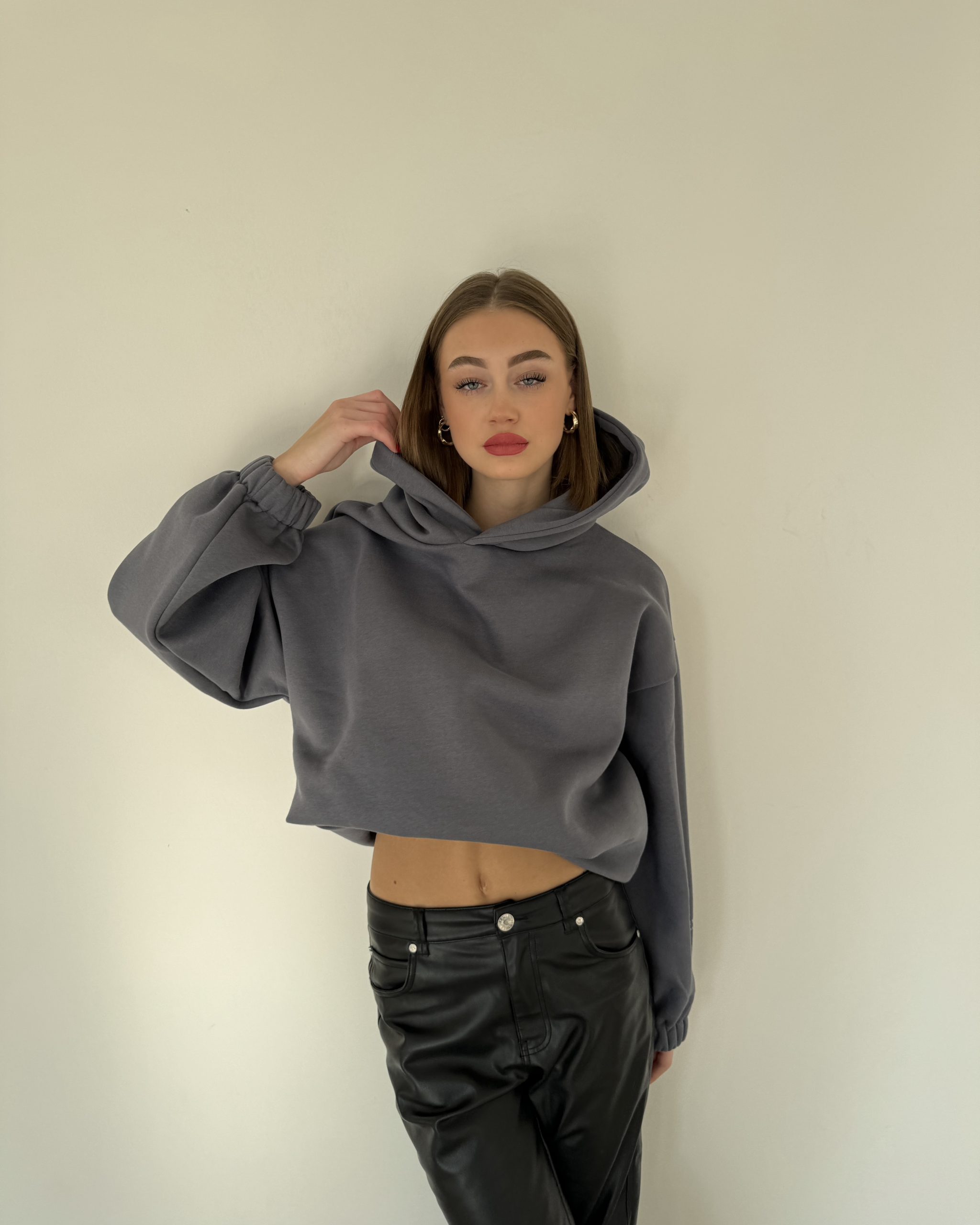 Hoodie ALLYSE DARK GREY