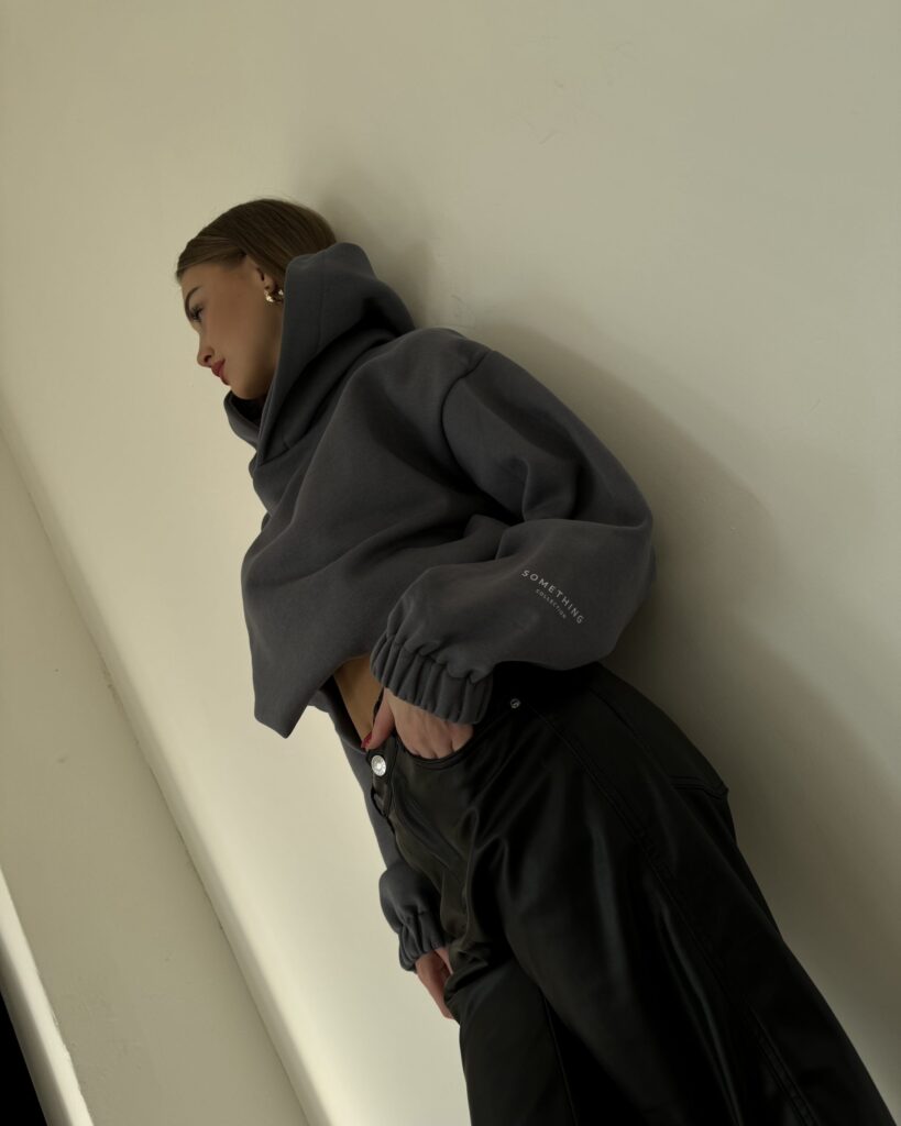 Hoodie ALLYSE DARK GREY