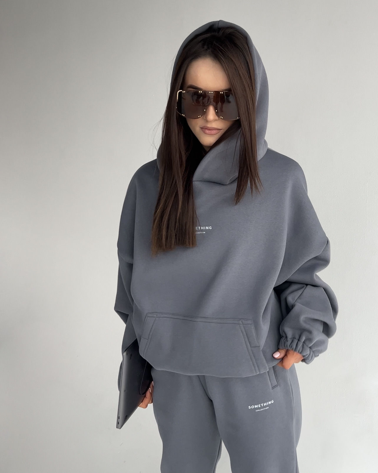 Maxi Hoodie Dark Grey